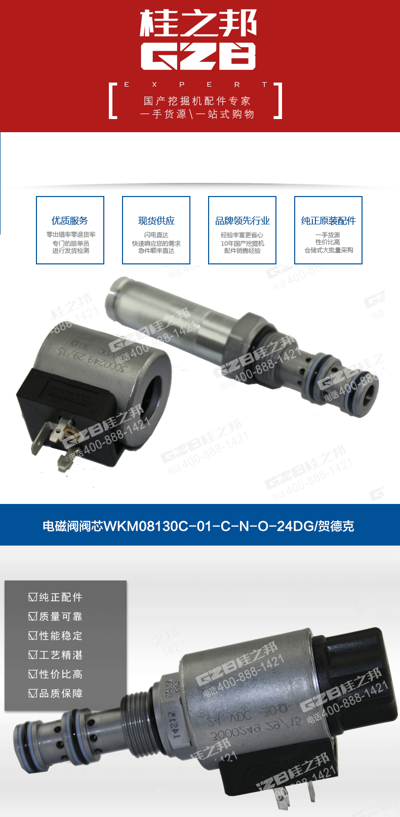 挖掘機電磁閥