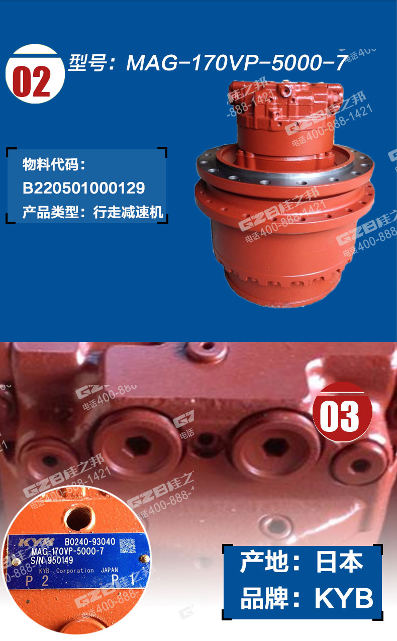 行走減速機MAG-170VP-5000-7