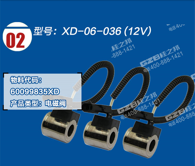 三一65挖機(jī)電磁閥線圈